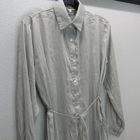 NEW PROMESA Women's Romper Grinnell Button Front Silver Size S - Picture 6 of 10